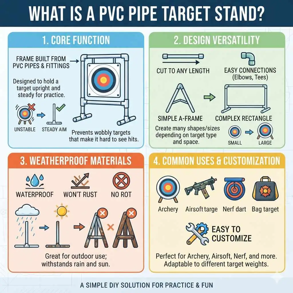 What is a PVC Pipe Target Stand
