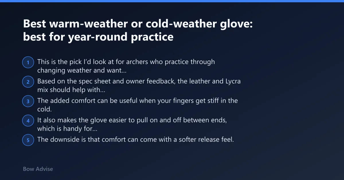 Steps: Best warm-weather or cold-weather glove: best for year-round practice