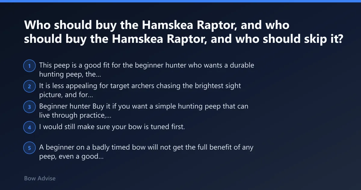 Steps: Who should buy the Hamskea Raptor, and who should skip it?
