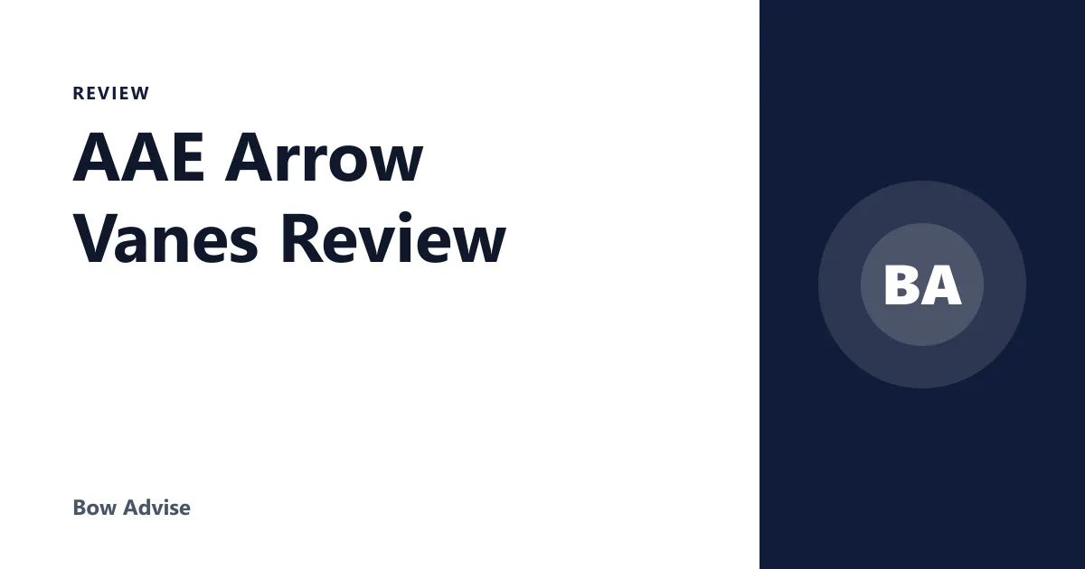 AAE Arrow Vanes Review