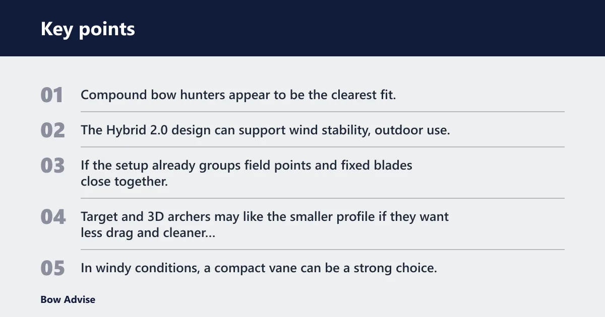 Key points: Who should buy AAE vanes?