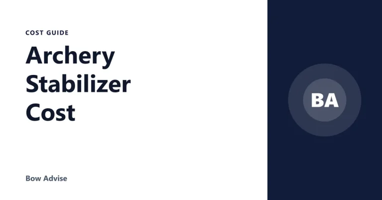 Archery Stabilizer Cost