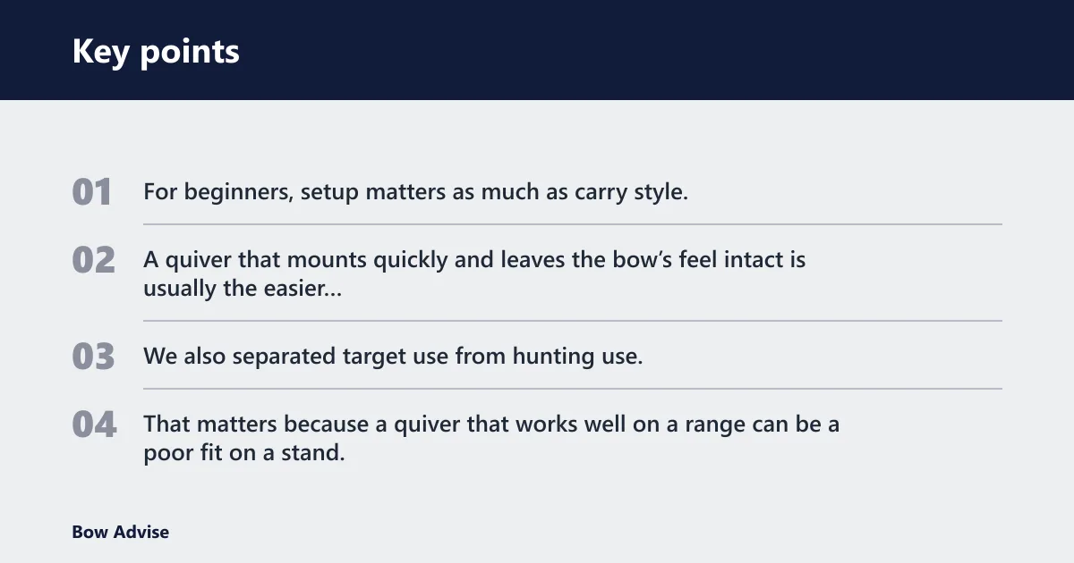 Key points: How we chose