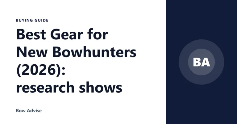 Best Gear for New Bowhunters (2026): research shows