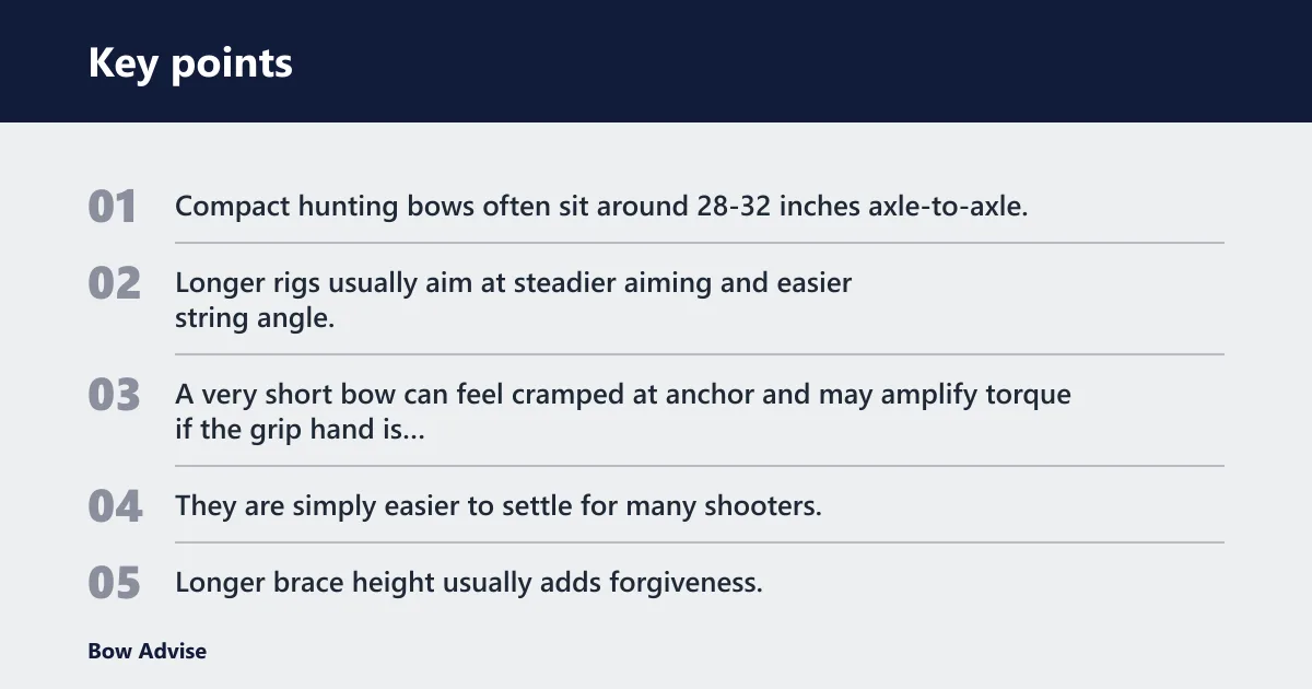 Key points: What bow specs matter most?