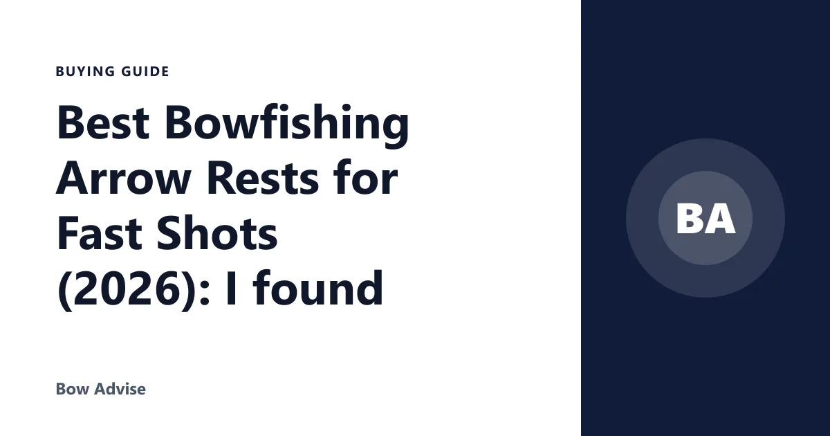 Best Bowfishing Arrow Rests for Fast Shots (2026): I found