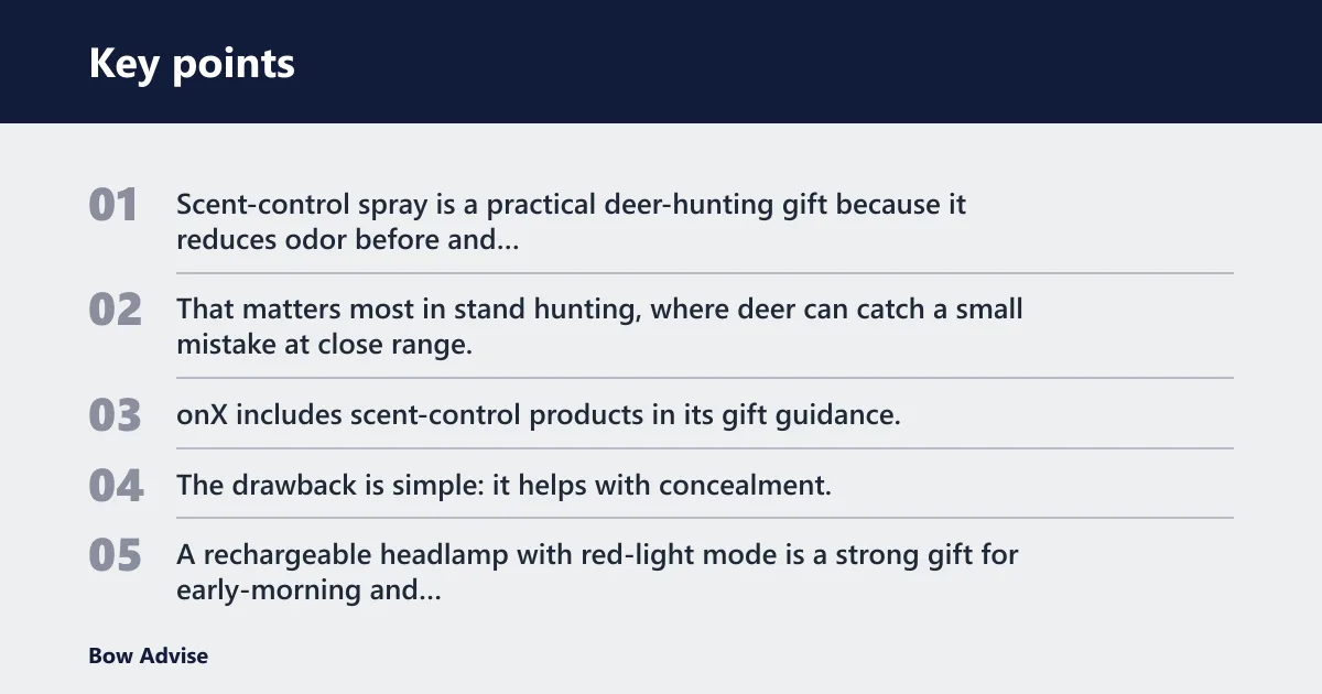 Key points: Cold-weather and field comfort gifts