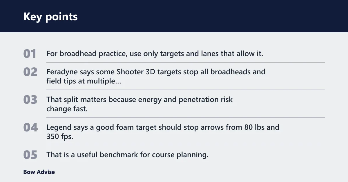 Key points: Course-ready gear matrix