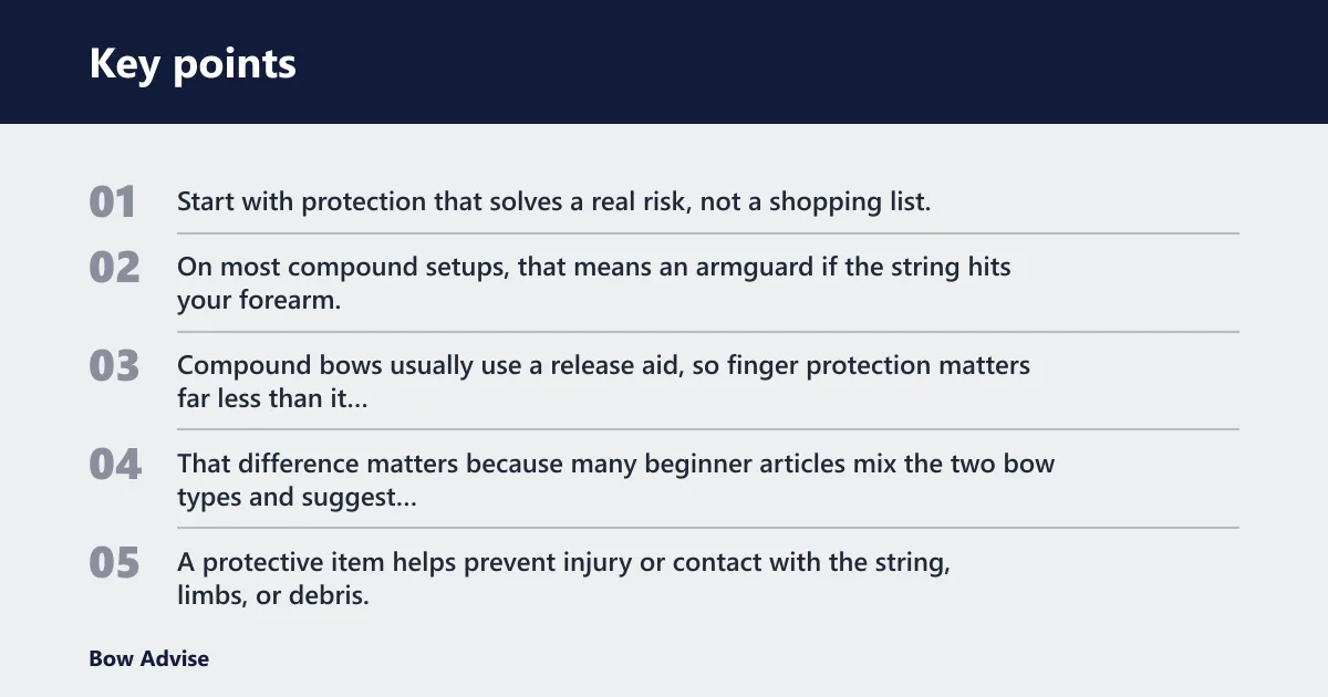 Key points: What compound beginners need first