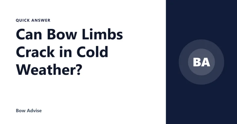 Can Bow Limbs Crack in Cold Weather?