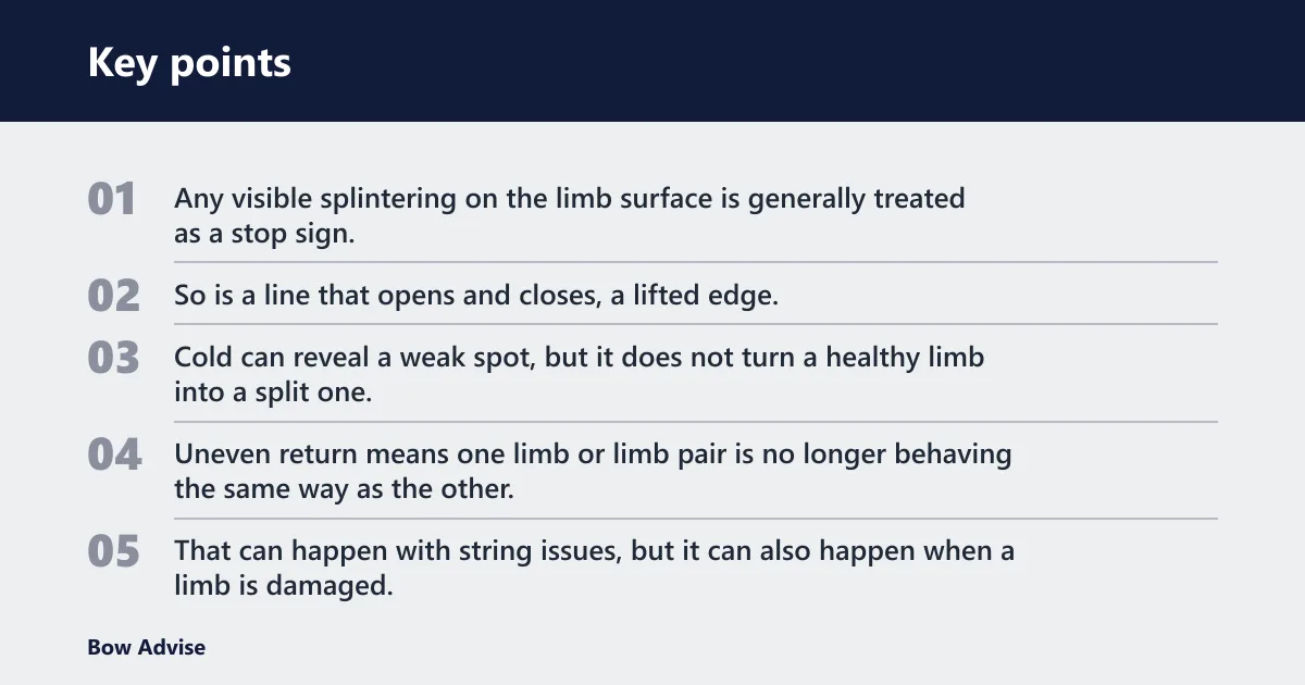 Key points: What signs mean stop shooting now?