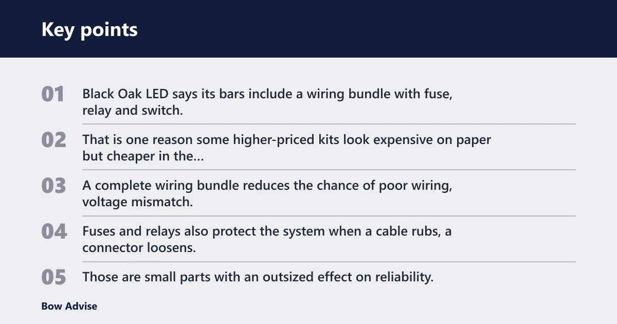 Key points: Consumables and spares