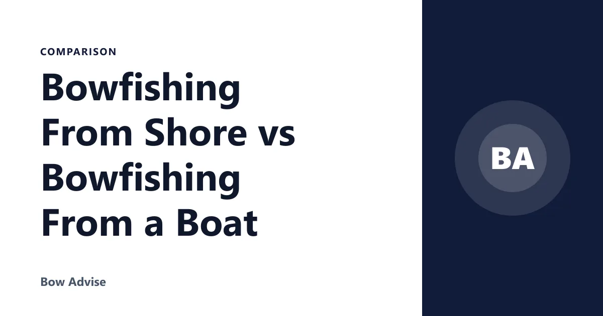 Bowfishing From Shore vs Bowfishing From a Boat