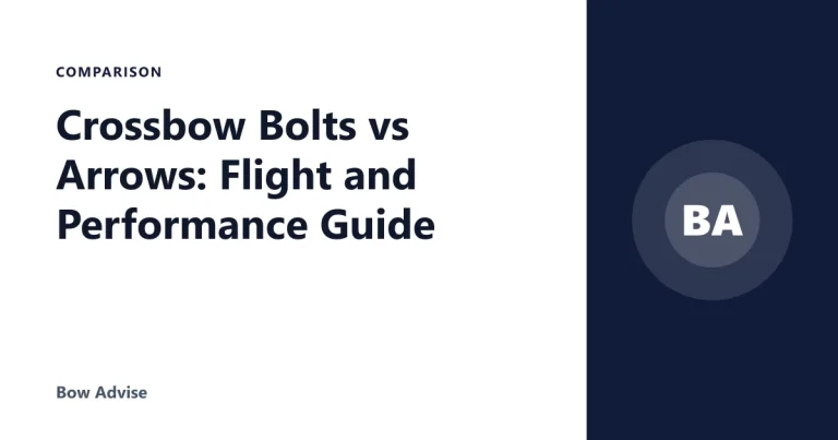 Crossbow Bolts vs Arrows: Flight and Performance Guide