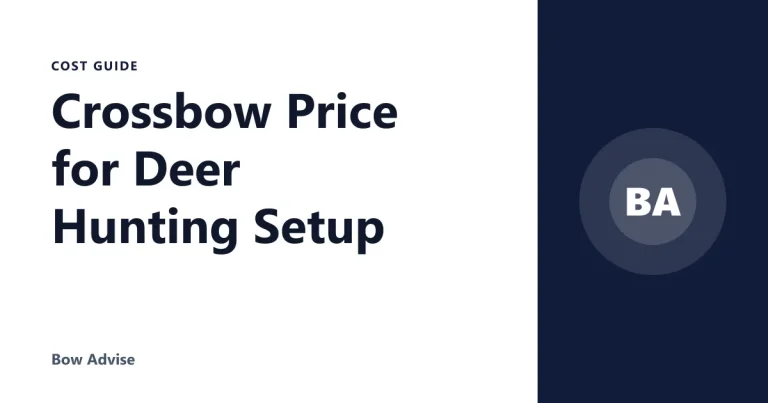 Crossbow Price for Deer Hunting Setup