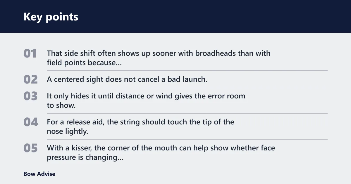 Key points: Why face pressure changes arrow direction