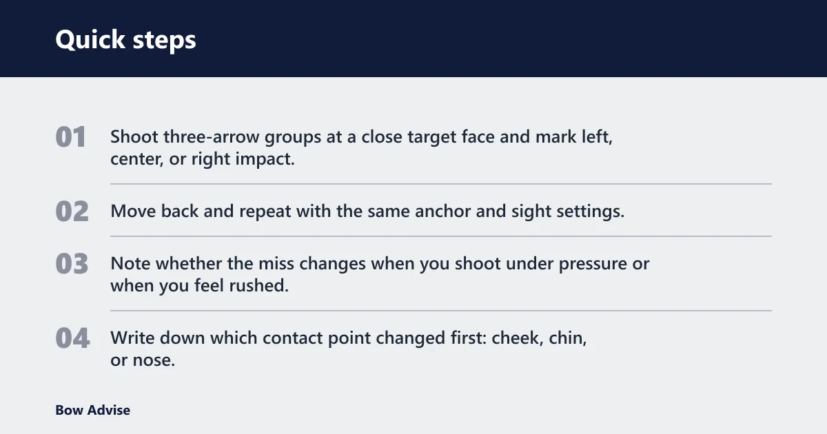 Quick steps: How to map your miss pattern
