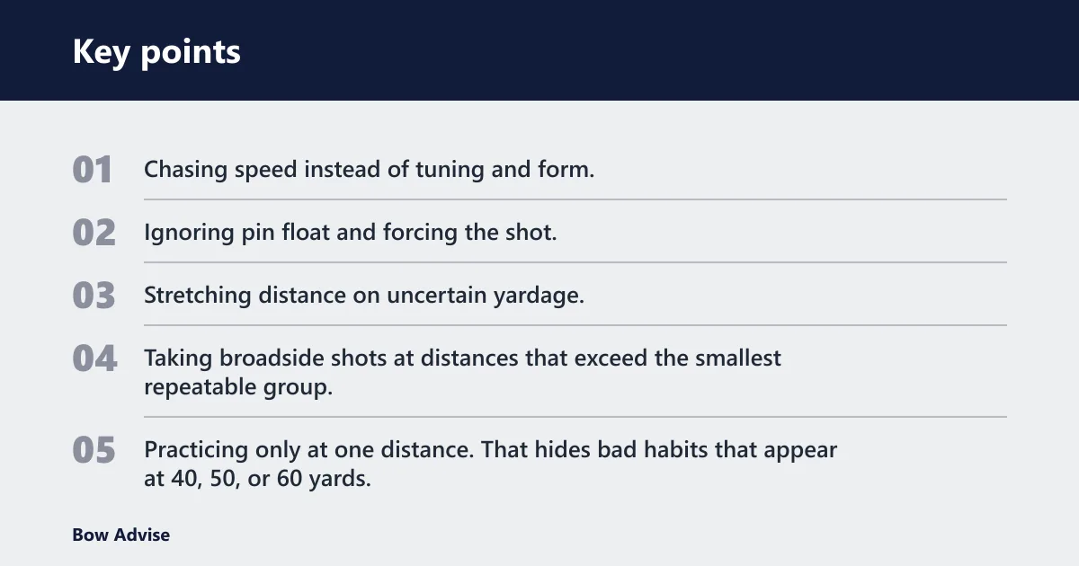 Key points: Common mistakes