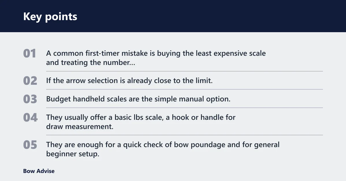 Key points: Bow scale price bands and features