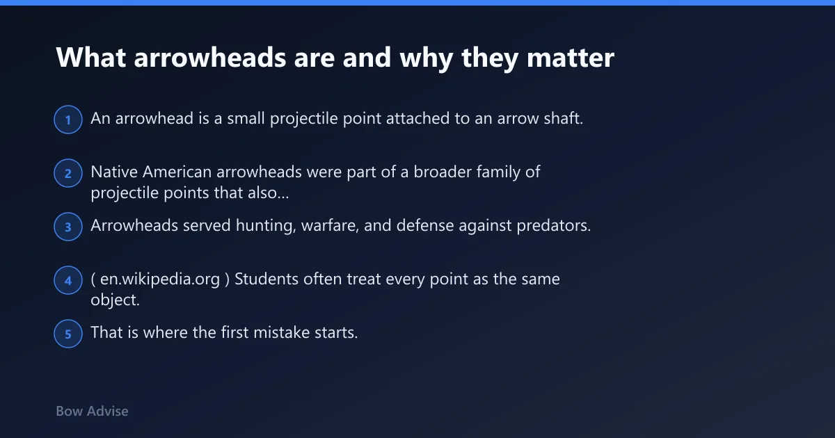 Steps: What arrowheads are and why they matter