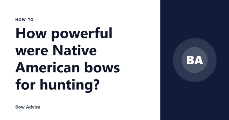 How powerful were Native American bows for hunting?