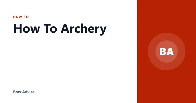 How To Archery