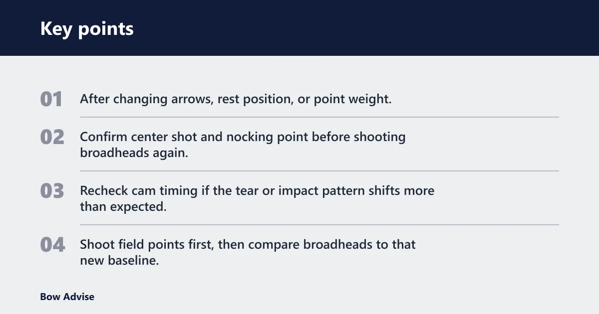 Key points: Common mistakes