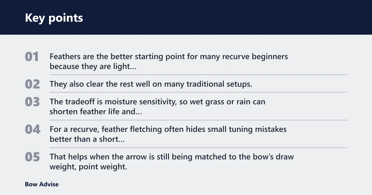 Key points: Choose by bow type