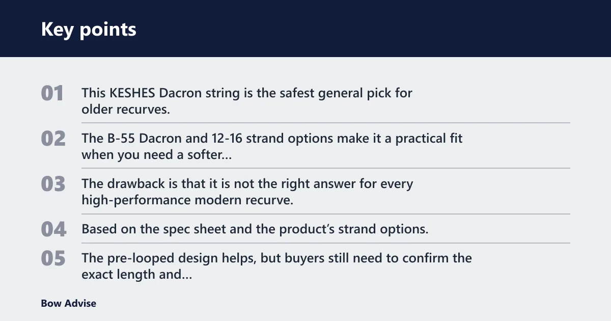 Key points: Our picks by need