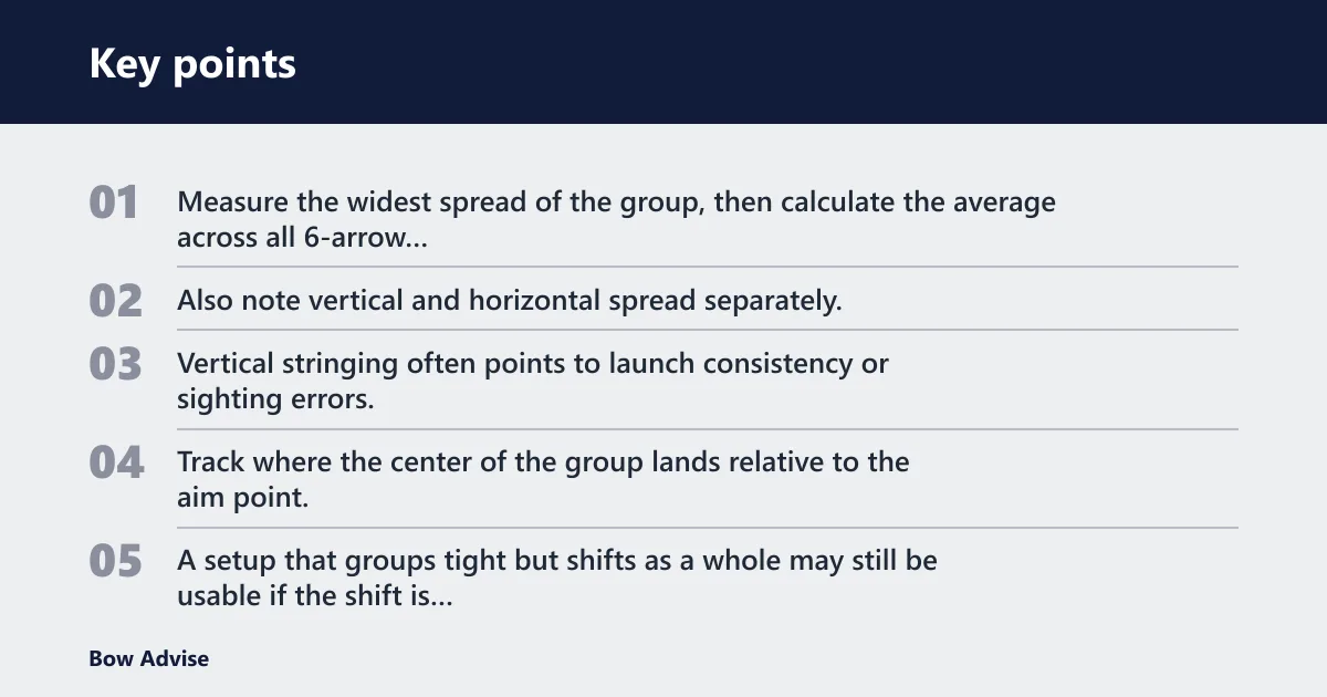 Key points: What should you measure in each session?