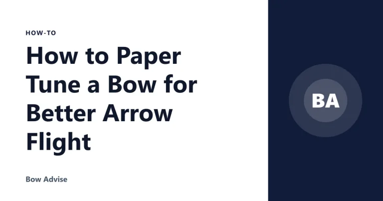 How to Paper Tune a Bow for Better Arrow Flight