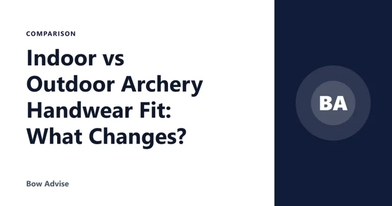 Indoor vs Outdoor Archery Handwear Fit: What Changes?
