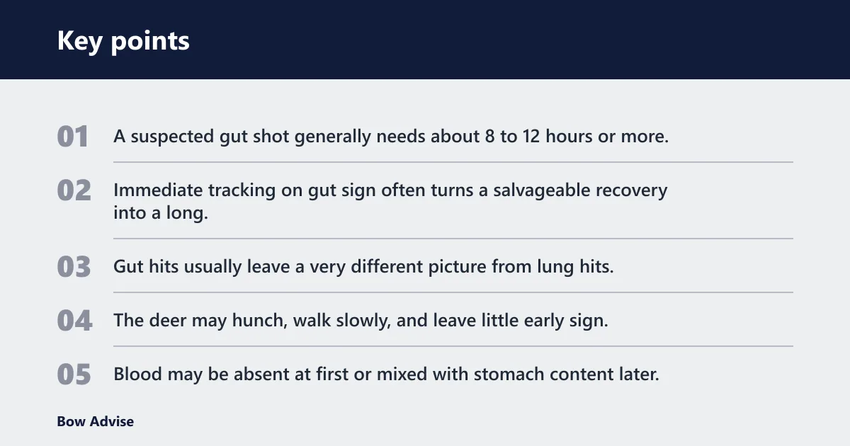 Key points: When to back out