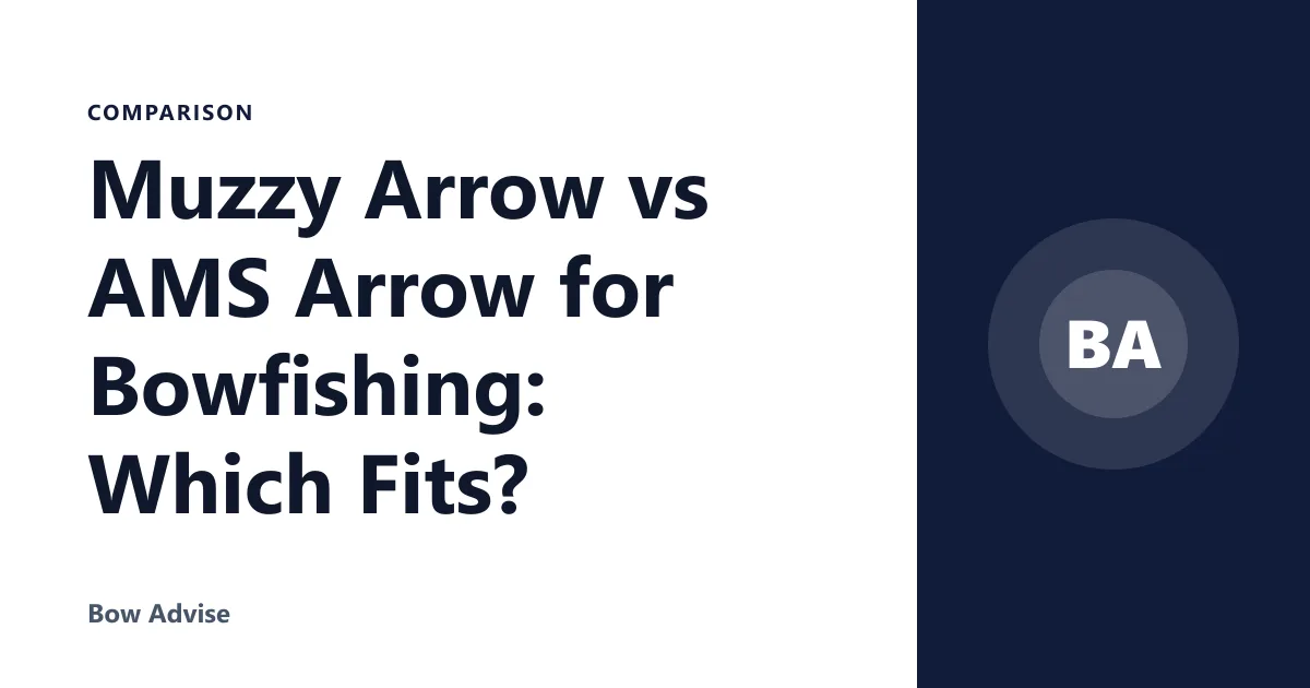 Muzzy Arrow vs AMS Arrow for Bowfishing: Which Fits?