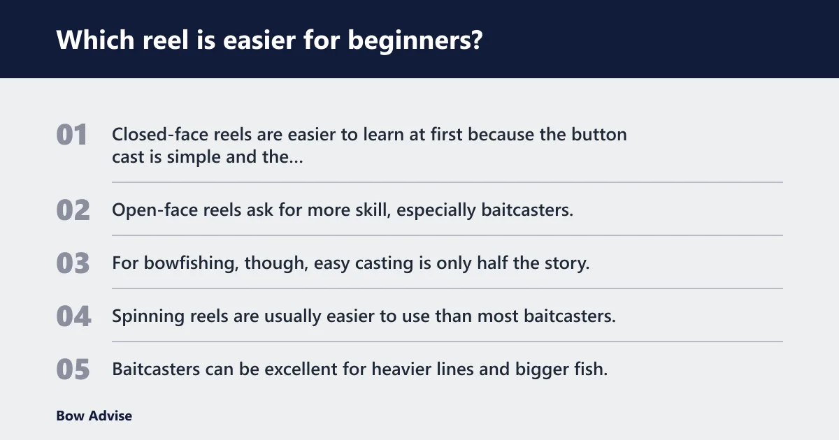 Steps: Which reel is easier for beginners?