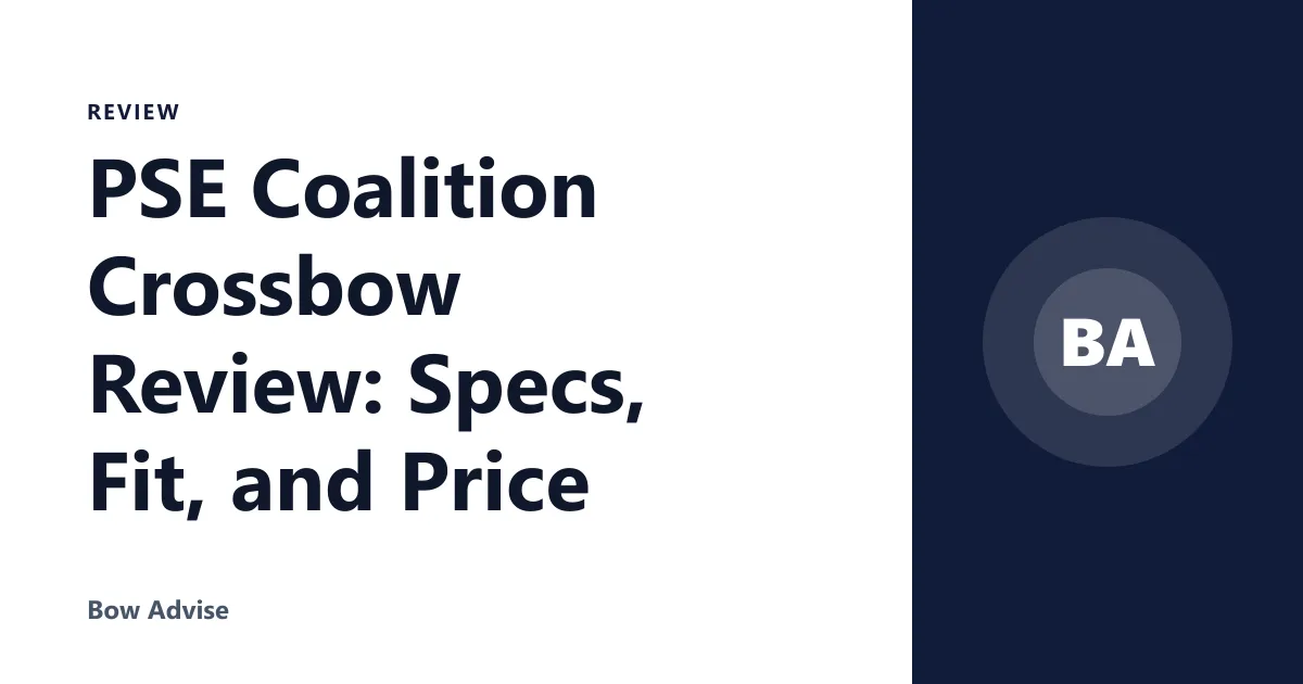 PSE Coalition Crossbow Review: Specs, Fit, and Price