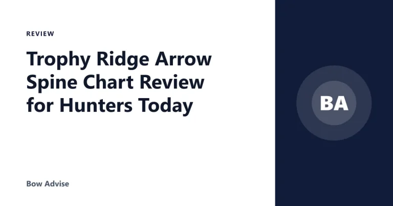 Trophy Ridge Arrow Spine Chart Review for Hunters Today