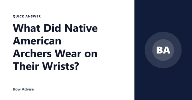 What Did Native American Archers Wear on Their Wrists?