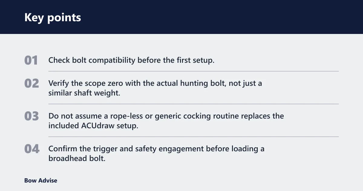Key points: What does not?
